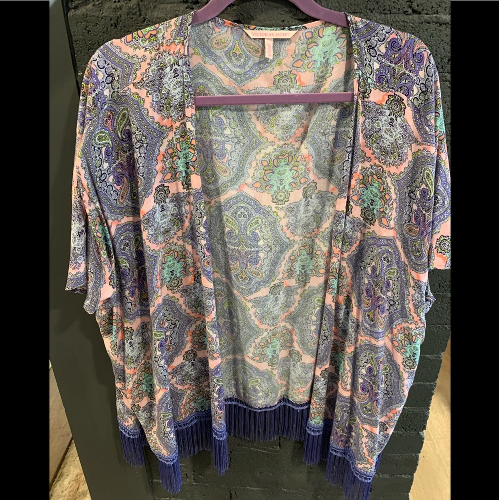 Victoria Secret Beach Cover Up w/ Tassels